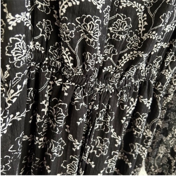 ALC Kate Floral Long Sleeve Silk Blend Midi Dress - Picture 4 of 9